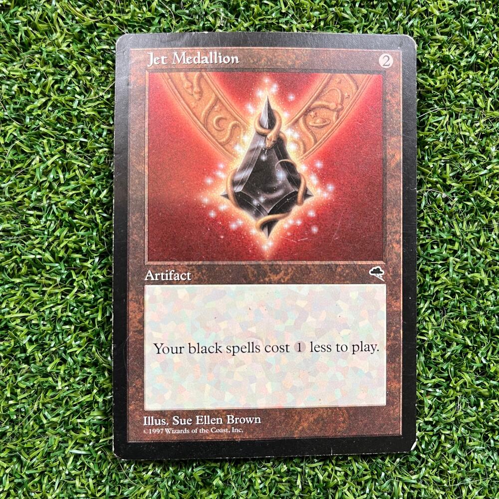 MTG Jet Medallion Tempest Rare 1997 Vintage Magic The Gathering Commander LP